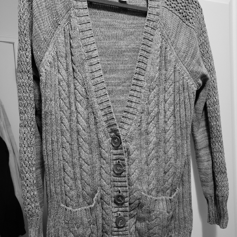 Button Up Heavy Sweater